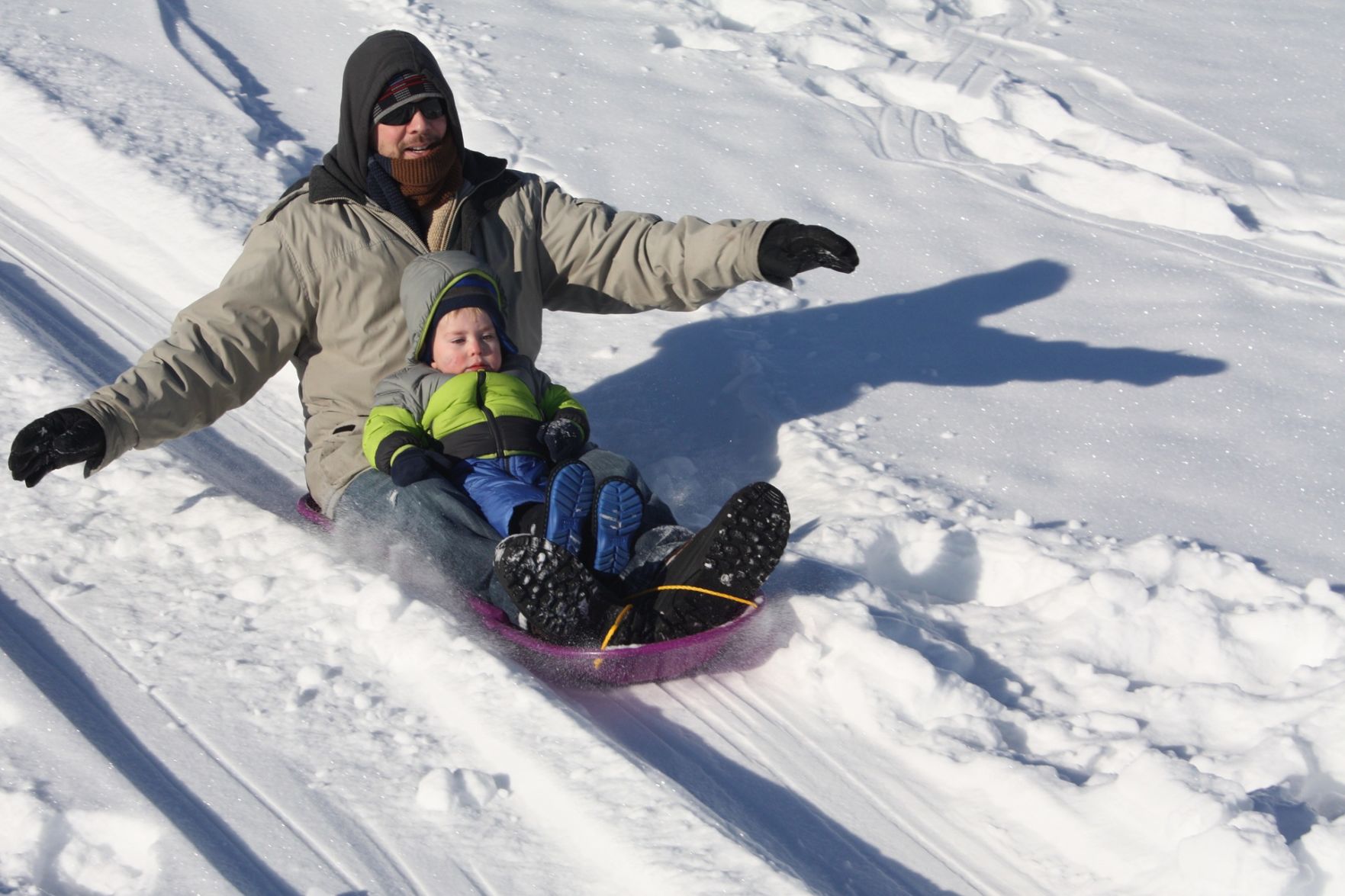 9. Hit the sledding hill